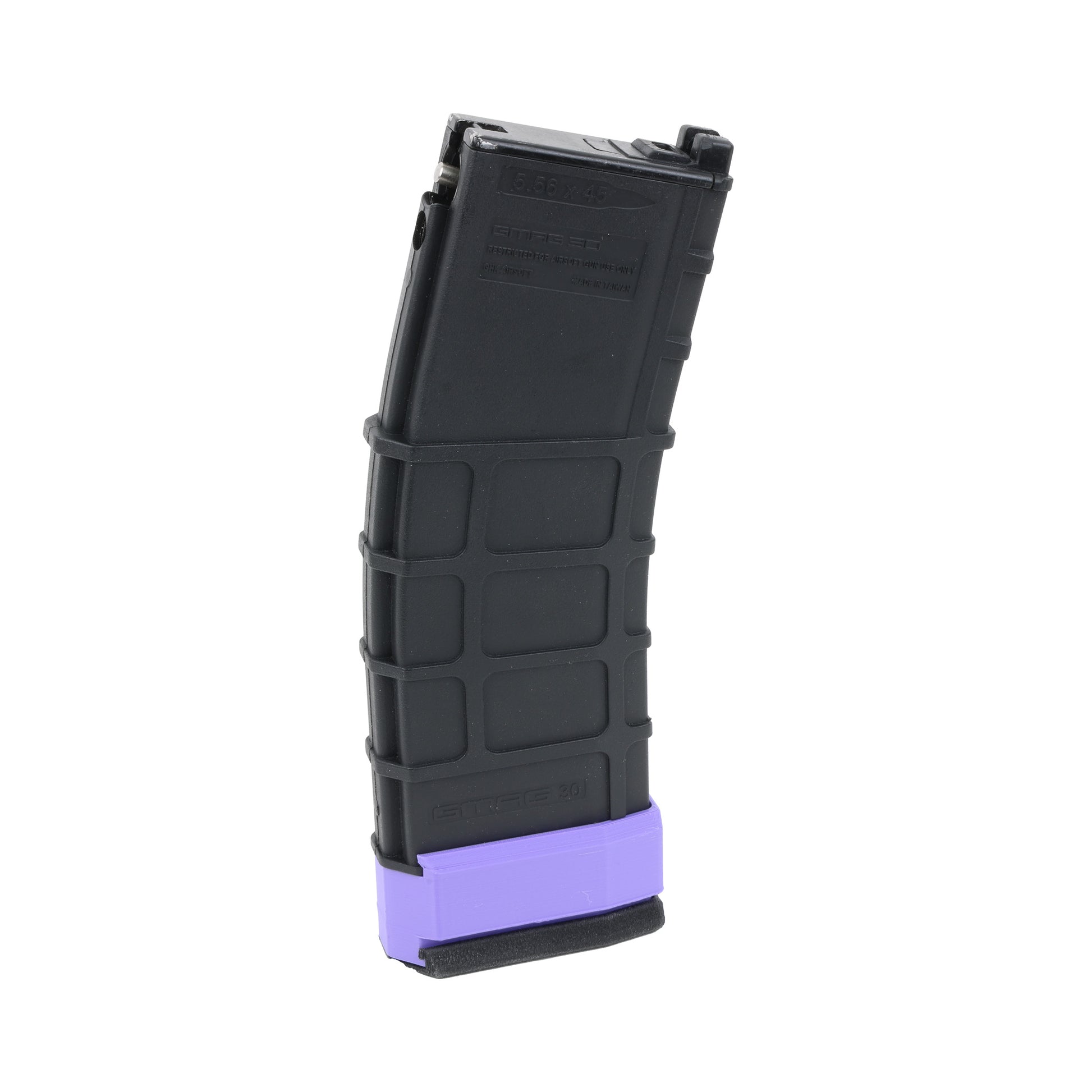 GHK GMAG +5 Extension Purple Pimp on Magazine